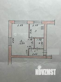 1-к квартира, вторичка, 30м2, 2/5 этаж