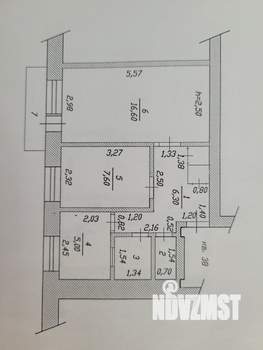 2-к квартира, вторичка, 40м2, 5/5 этаж