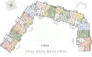 5-к квартира, вторичка, 161м2, 7/8 этаж