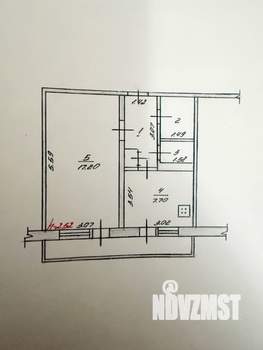 1-к квартира, вторичка, 40м2, 3/5 этаж