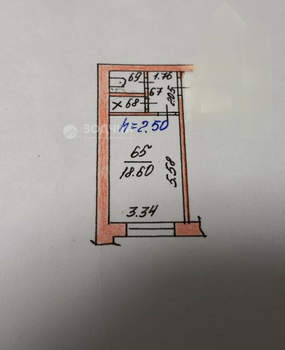 Студия квартира, вторичка, 25м2, 8/9 этаж