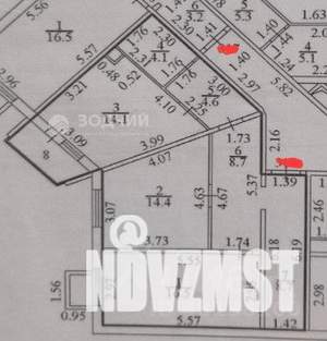 2-к квартира, вторичка, 71м2, 1/16 этаж