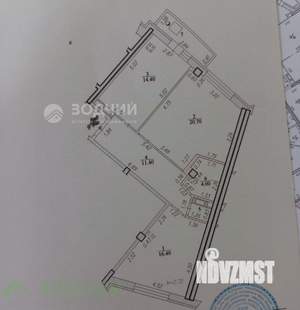 2-к квартира, вторичка, 72м2, 6/9 этаж