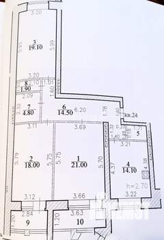 3-к квартира, вторичка, 102м2, 5/9 этаж