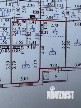 1-к квартира, вторичка, 40м2, 11/16 этаж