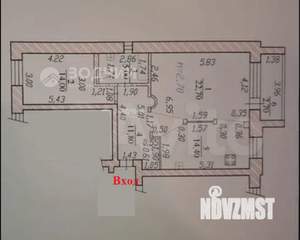 2-к квартира, вторичка, 67м2, 4/9 этаж