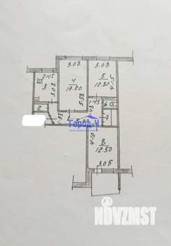 3-к квартира, вторичка, 68м2, 5/9 этаж