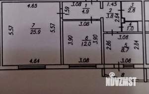2-к квартира, вторичка, 59м2, 9/10 этаж