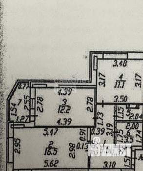 2-к квартира, вторичка, 59м2, 16/17 этаж