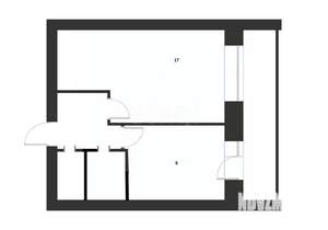 1-к квартира, вторичка, 32м2, 6/12 этаж