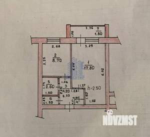 1-к квартира, вторичка, 35м2, 3/6 этаж