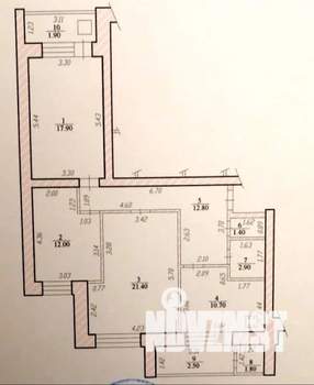 3-к квартира, вторичка, 85м2, 5/9 этаж