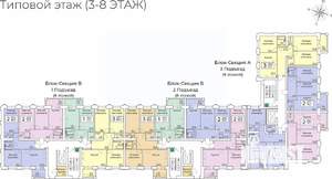 2-к квартира, вторичка, 68м2, 7/9 этаж