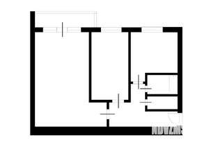 2-к квартира, вторичка, 49м2, 2/5 этаж