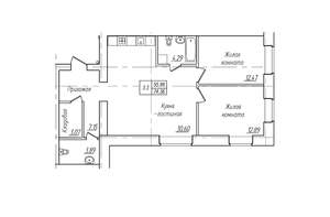 3-к квартира, вторичка, 74м2, 2/10 этаж
