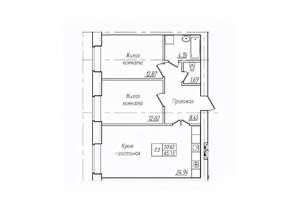 3-к квартира, вторичка, 65м2, 2/10 этаж