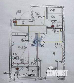 1-к квартира, вторичка, 41м2, 2/17 этаж