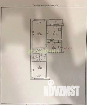 2-к квартира, вторичка, 55м2, 1/5 этаж