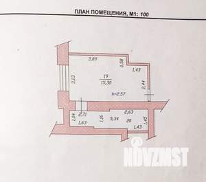 1-к квартира, вторичка, 22м2, 1/9 этаж