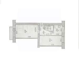 2-к квартира, вторичка, 47м2, 3/5 этаж