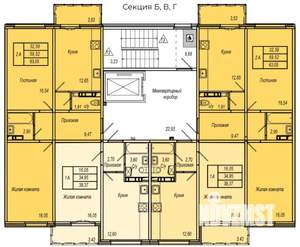 2-к квартира, вторичка, 63м2, 5/9 этаж