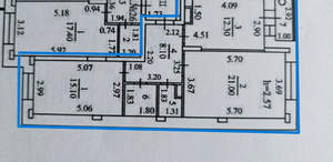 2-к квартира, вторичка, 62м2, 7/9 этаж