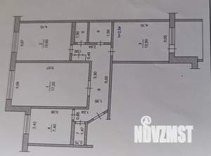 3-к квартира, вторичка, 68м2, 2/9 этаж