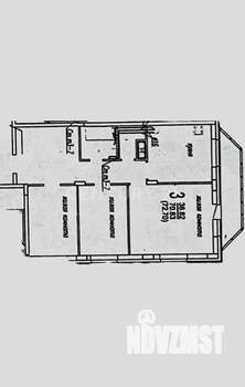 3-к квартира, вторичка, 71м2, 3/16 этаж