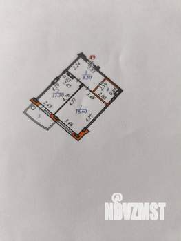 1-к квартира, вторичка, 45м2, 4/10 этаж