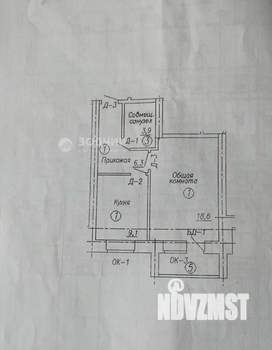 1-к квартира, сданный дом, 39м2, 5/10 этаж