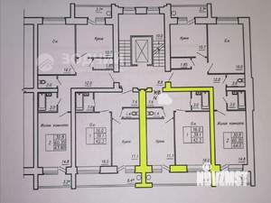 1-к квартира, вторичка, 39м2, 9/9 этаж