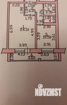 1-к квартира, вторичка, 50м2, 2/6 этаж