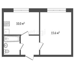 1-к квартира, вторичка, 33м2, 2/11 этаж