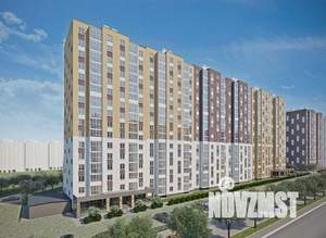 2-к квартира, строящийся дом, 65м2, 11/16 этаж