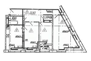 3-к квартира, вторичка, 103м2, 21/23 этаж