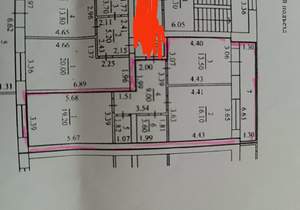 2-к квартира, вторичка, 70м2, 2/9 этаж