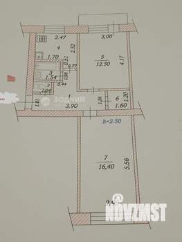 2-к квартира, вторичка, 48м2, 5/5 этаж