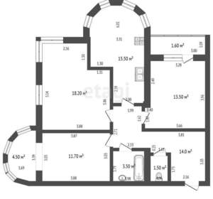 3-к квартира, вторичка, 82м2, 9/10 этаж