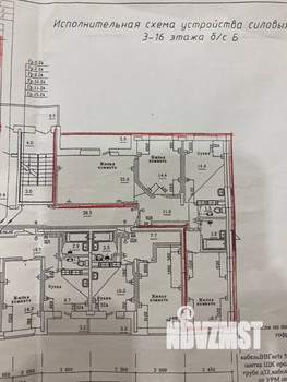 3-к квартира, вторичка, 85м2, 12/16 этаж