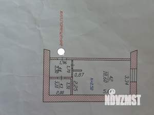 1-к квартира, вторичка, 30м2, 4/9 этаж