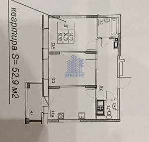 2-к квартира, вторичка, 55м2, 2/15 этаж