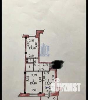 2-к квартира, вторичка, 65м2, 5/9 этаж