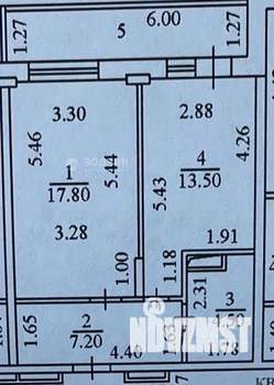 1-к квартира, вторичка, 51м2, 11/16 этаж