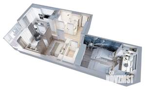 2-к квартира, строящийся дом, 65м2, 16/16 этаж