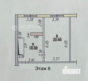 3-к квартира, вторичка, 87м2, 5/6 этаж