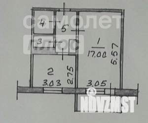 1-к квартира, вторичка, 33м2, 1/9 этаж