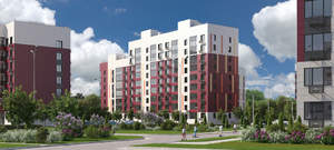 2-к квартира, строящийся дом, 55м2, 8/9 этаж