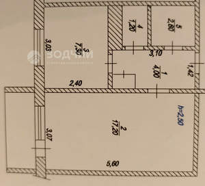 1-к квартира, вторичка, 36м2, 3/9 этаж