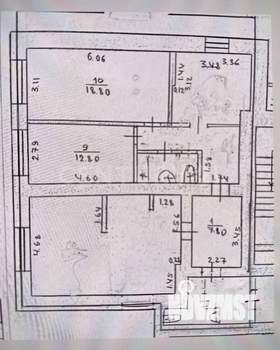 3-к квартира, вторичка, 100м2, -2/16 этаж