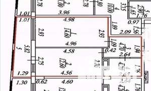 1-к квартира, вторичка, 42м2, 15/18 этаж